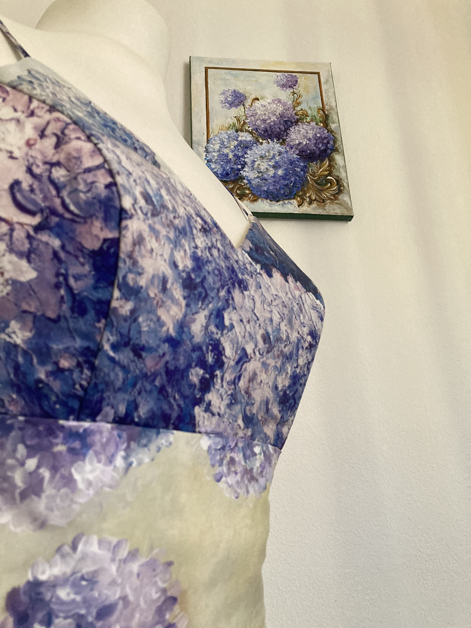 Abito Liberty I Seta con ortensie - immagine 10