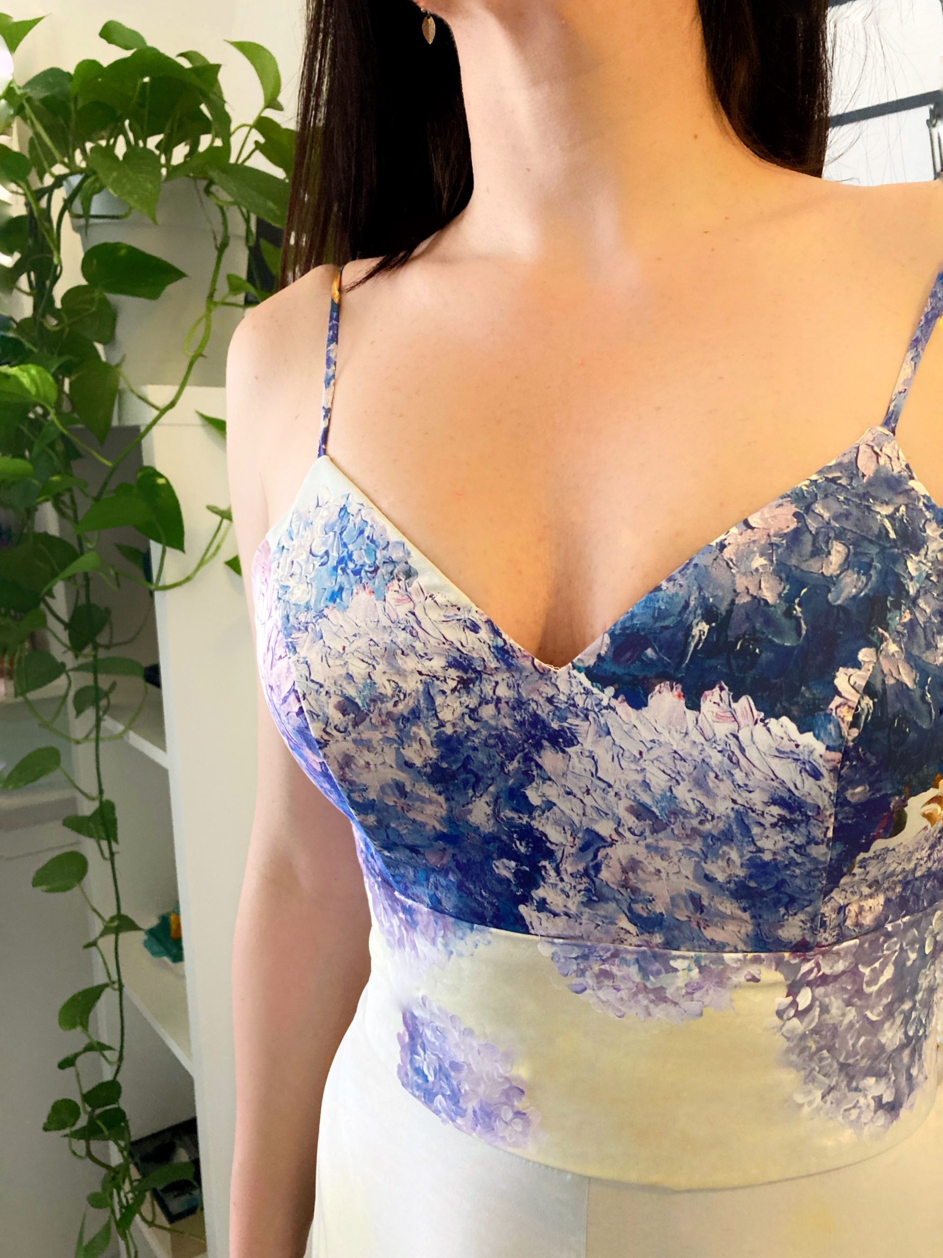 Abito Liberty I Seta con ortensie - immagine 7