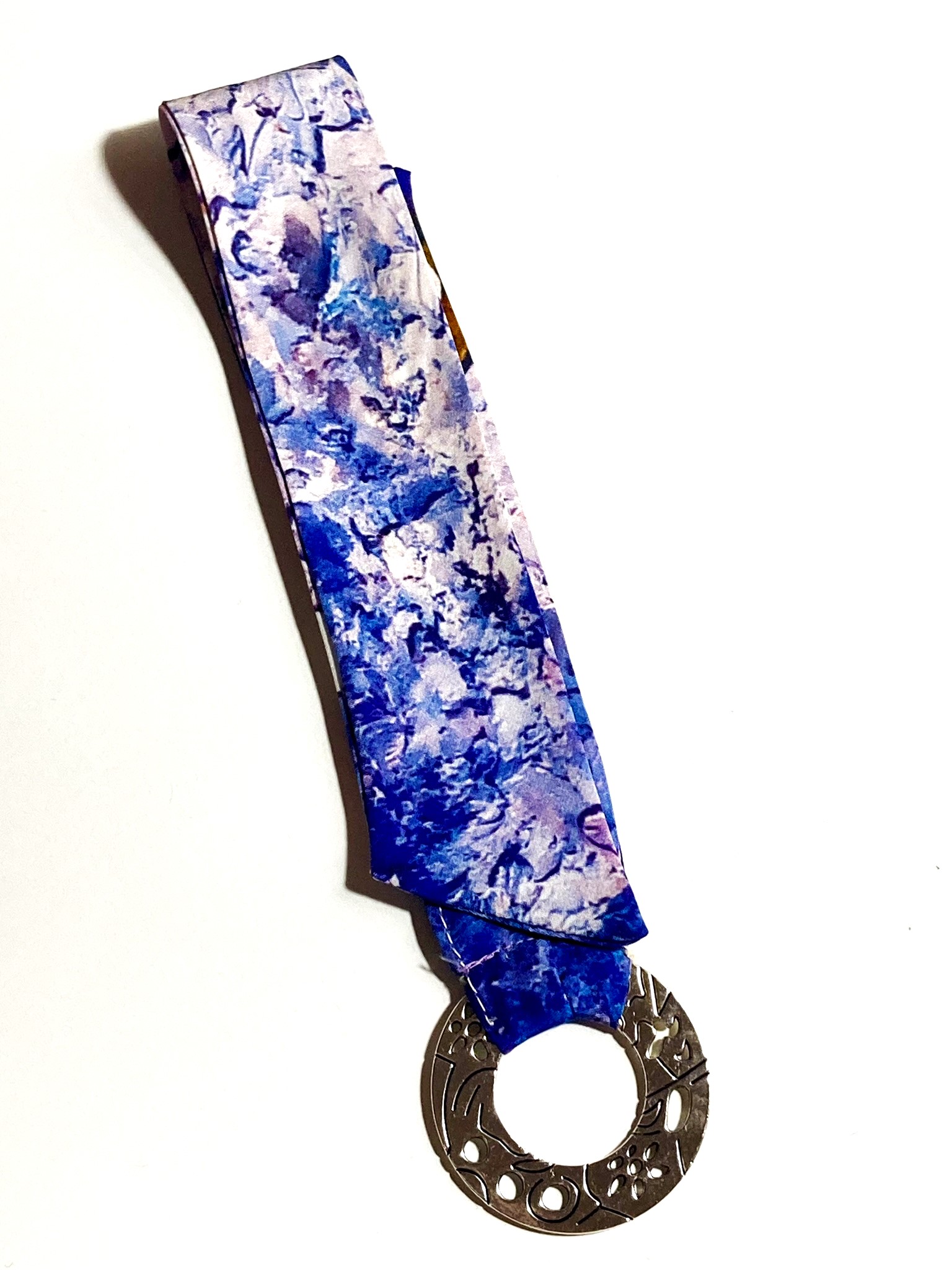 Bracciale in seta stampa floreali - immagine 2