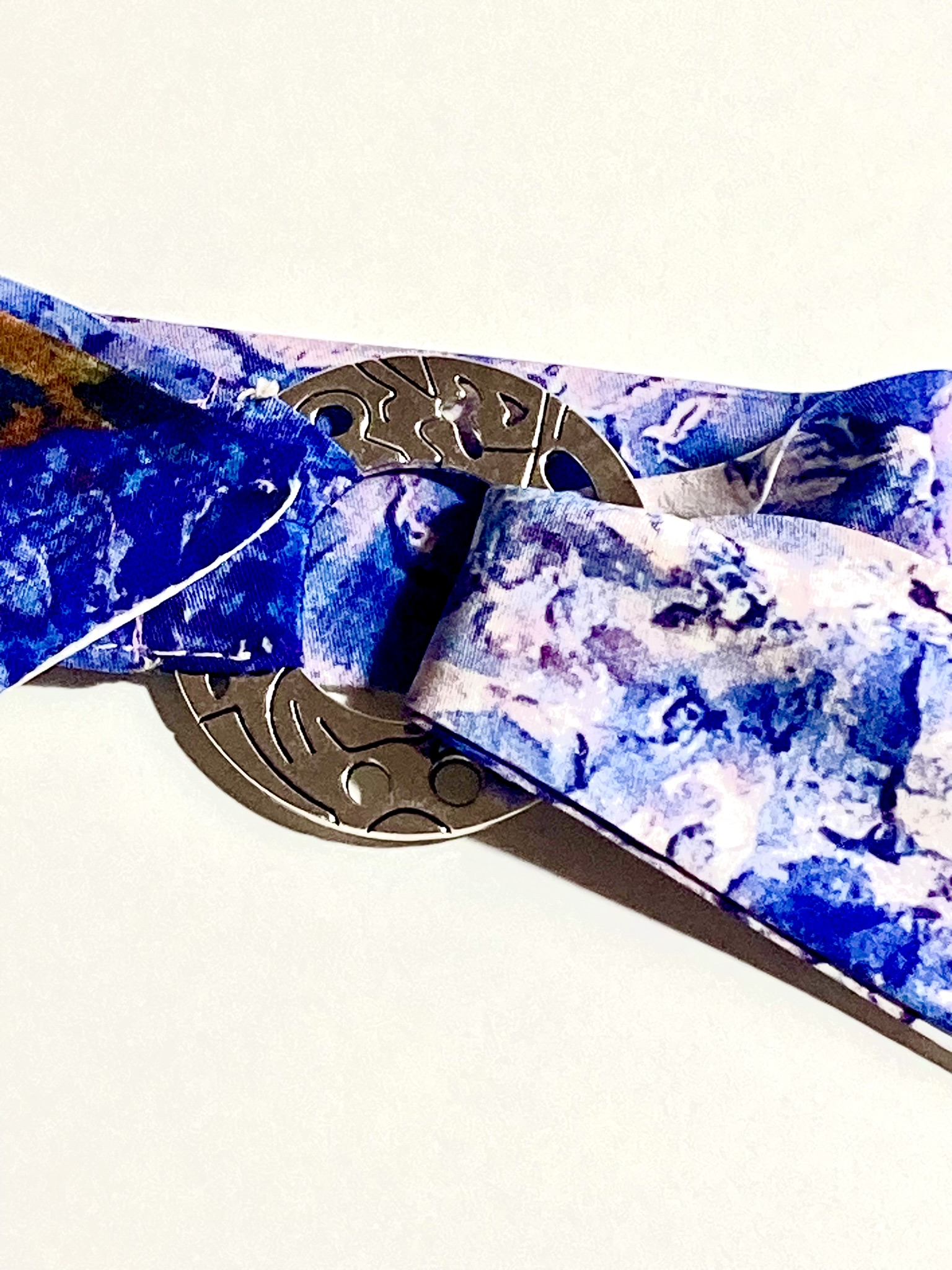 Bracciale in seta stampa floreali
