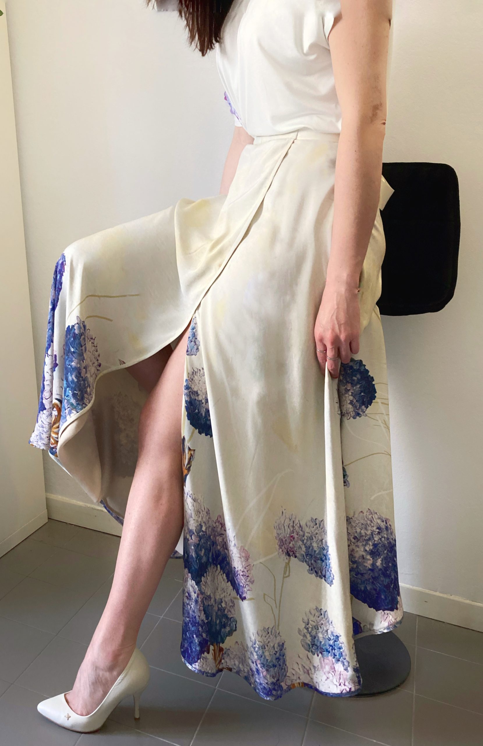 Gonna Liberty IV Seta Ortensie - immagine 5