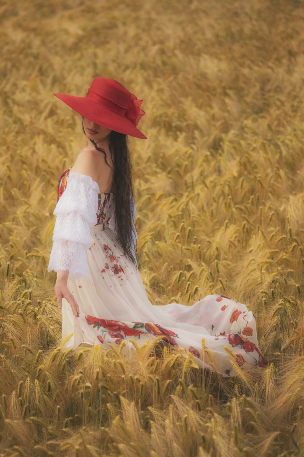 Abito Red Passion I Chiffon di seta - immagine 6