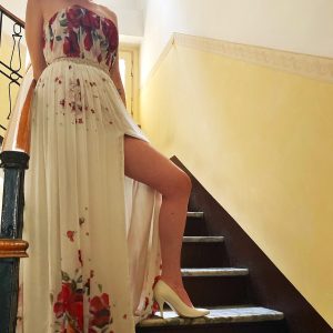 Abito Red Passion I Chiffon di seta