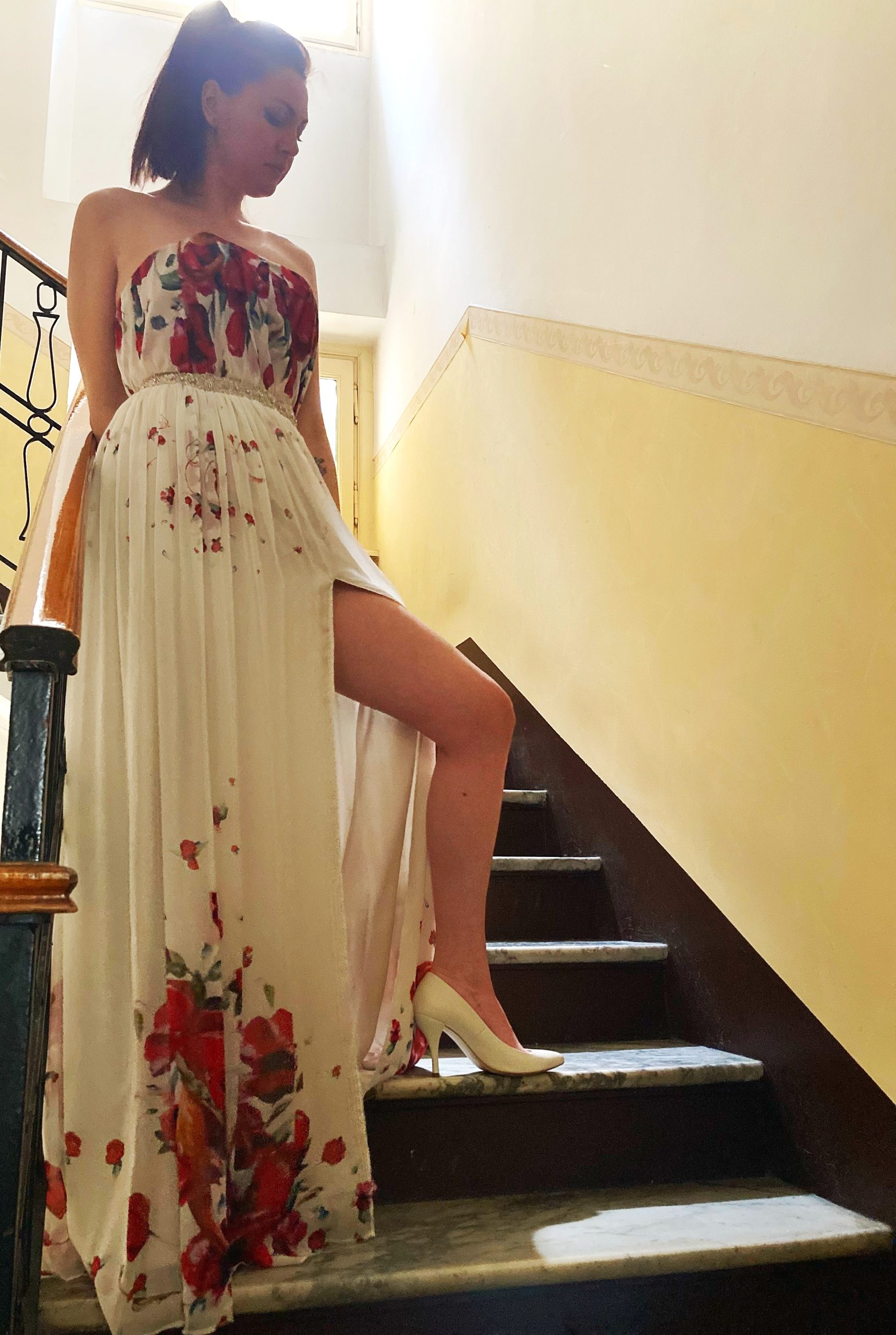 Abito Red Passion I Chiffon di seta