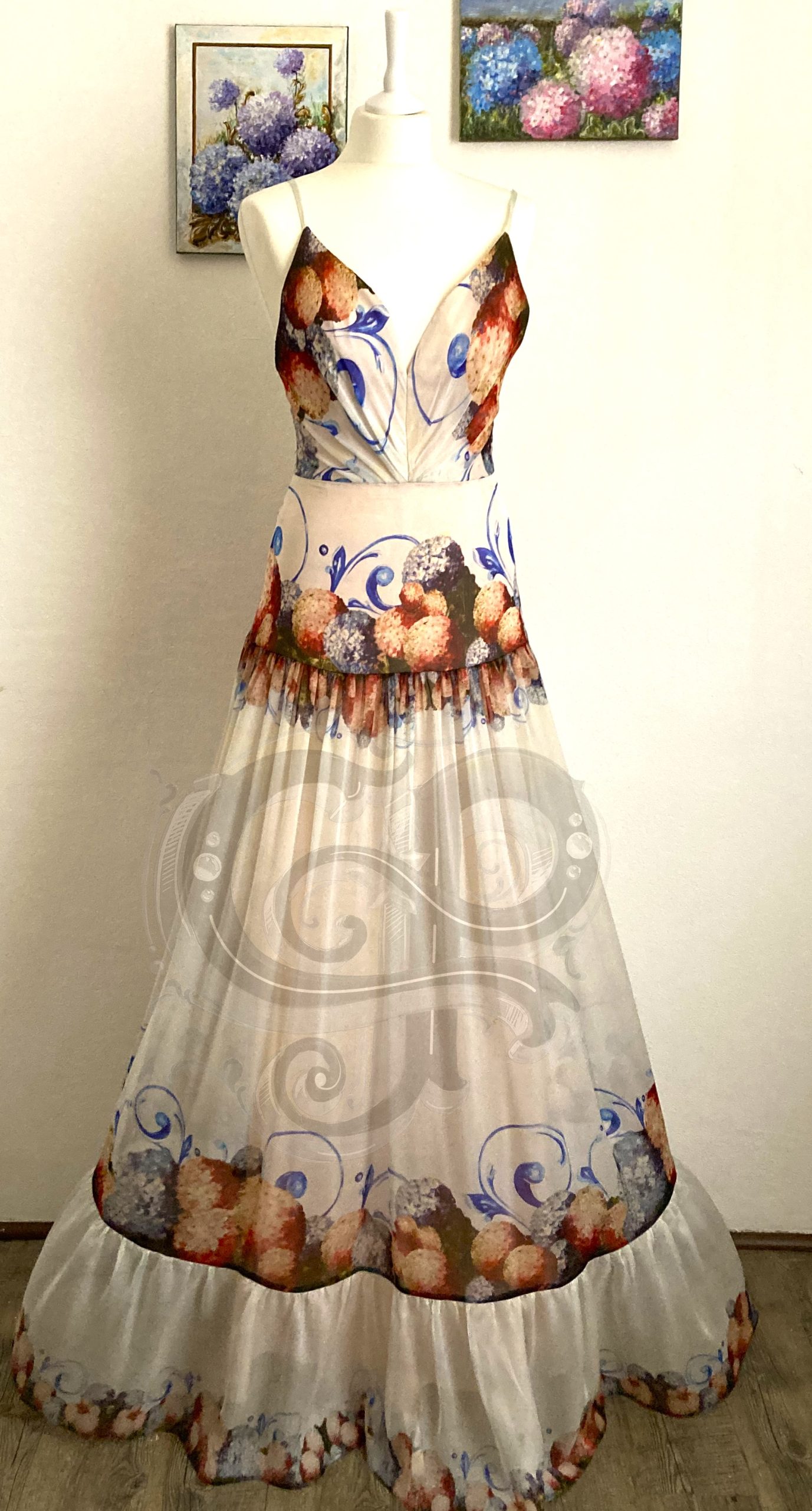Abito Sky I Chiffon di seta - immagine 10