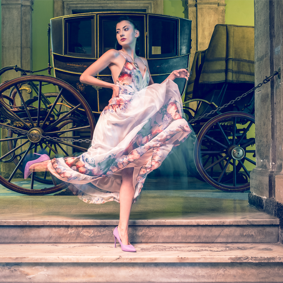 Abito Sky I Chiffon di seta - immagine 8