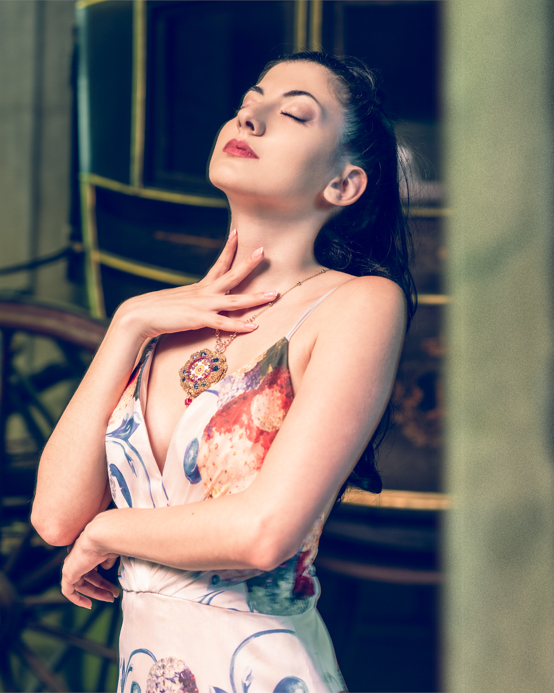 Abito Sky I Chiffon di seta - immagine 6