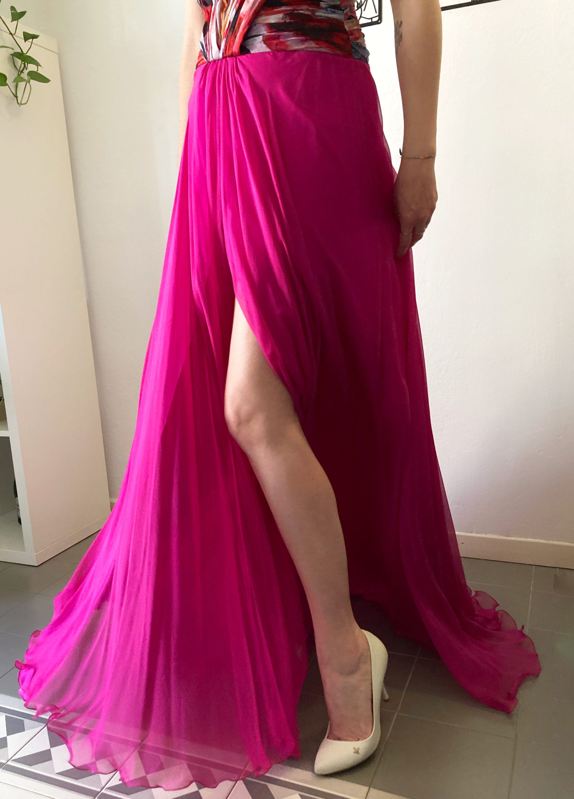 Abito Armony II Chiffon di Seta Papaveri - immagine 5