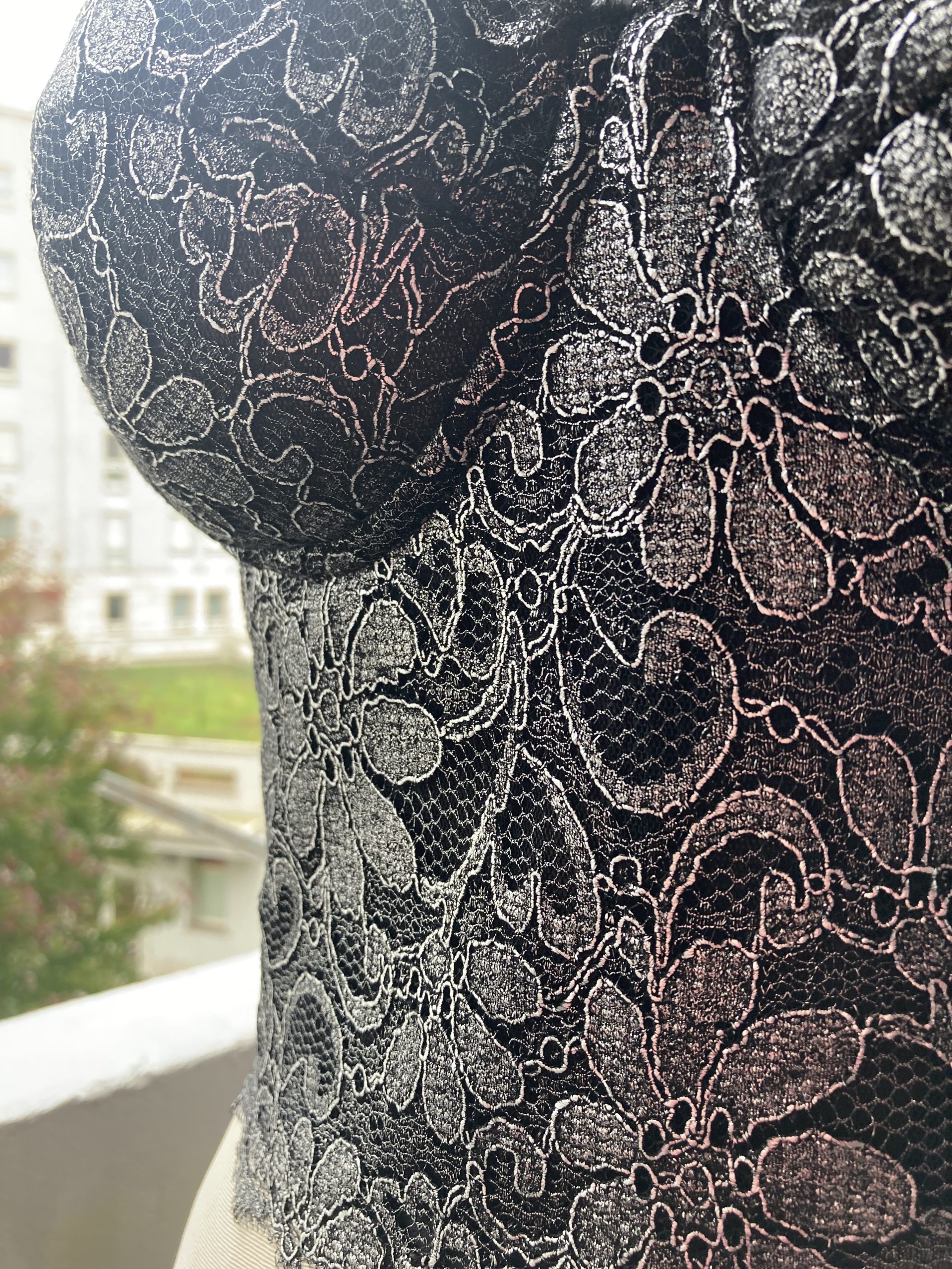 Bustier donna pizzo laminato Passione - immagine 5