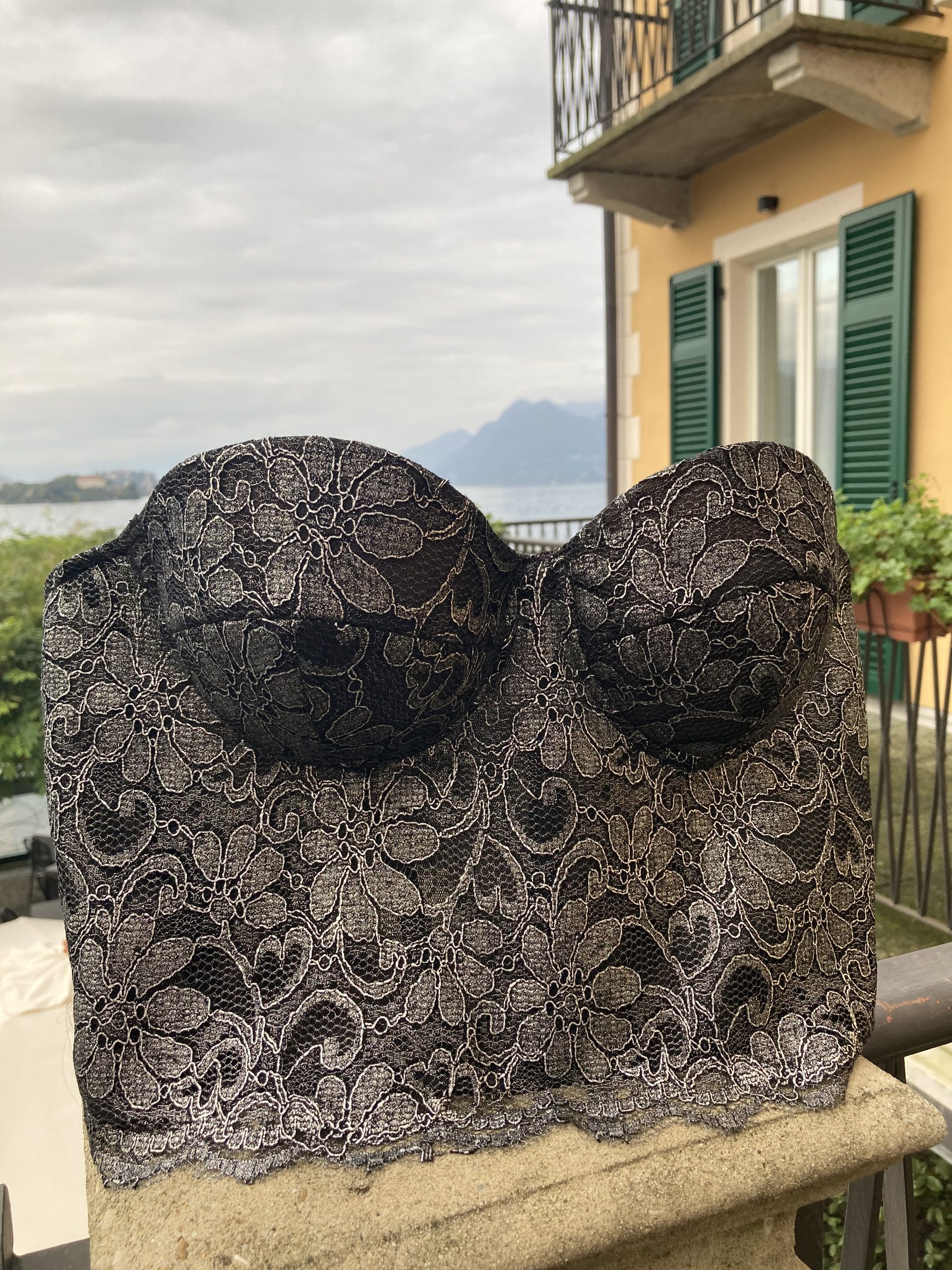 Bustier donna pizzo laminato Passione - immagine 8