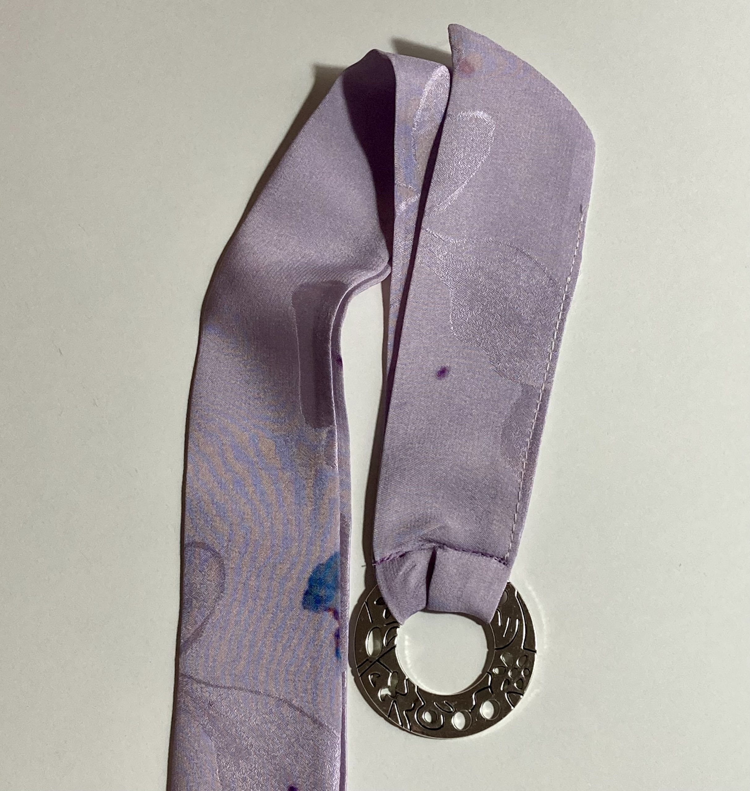 Bracciale in seta stampa floreali Papaveri - immagine 3