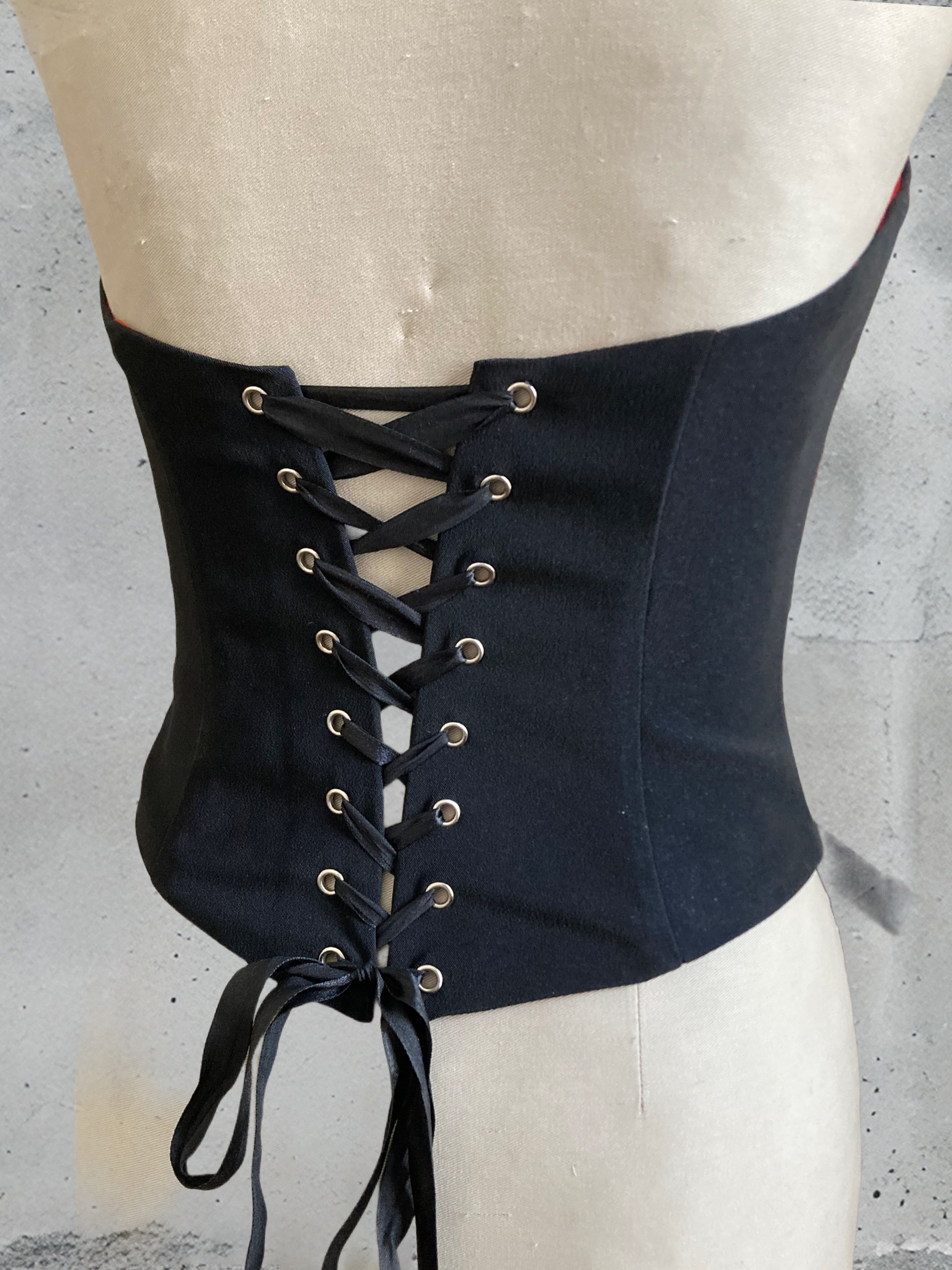 Corsetto Pasion Porteña III dipinto a mano - immagine 5