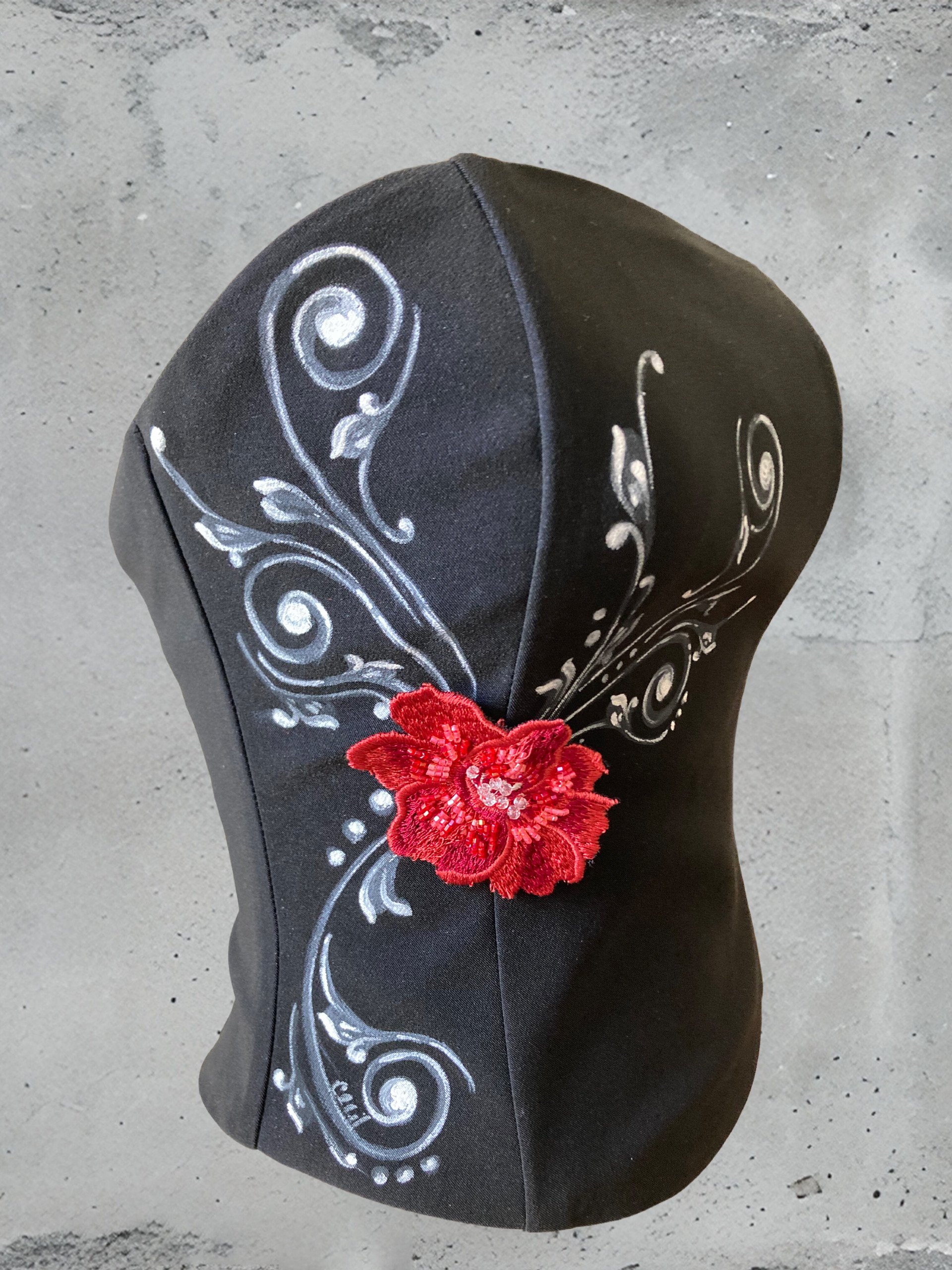 Corsetto Pasion Porteña III dipinto a mano - immagine 3