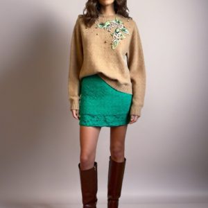 Maglione “Pennellate d’Autunno” – Colore Marrone