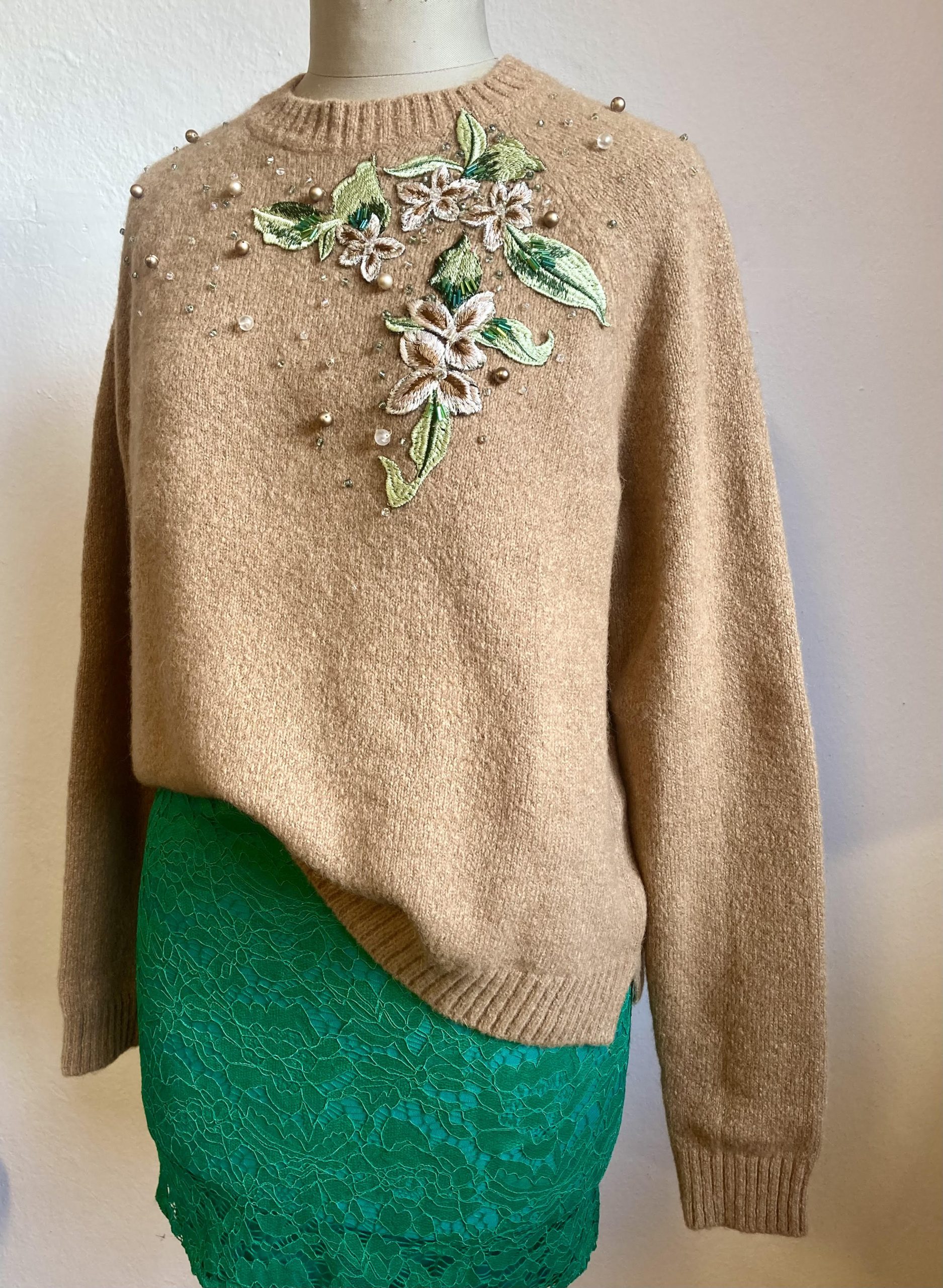 Maglione “Pennellate d’Autunno” – Colore Marrone - immagine 3